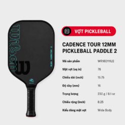 thông số vợt Pickleball Wilson Cadence Tour